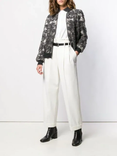 Shop Brunello Cucinelli Dazzling Floral Bomber Jacket In C9043