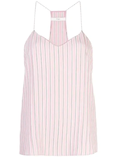 Shop Tibi Striped Cami In Pink