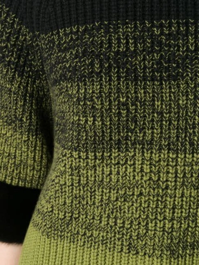 Shop Fendi Gradient Knitted Jumper In F16ws-bukowski