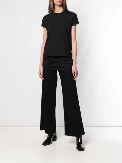 Shop Rick Owens Drkshdw Cropped Casual T In Black