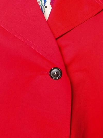 Shop Marni Single-button Jacket In Red
