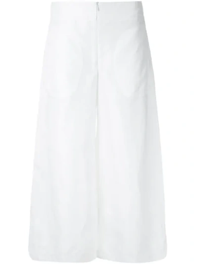 Shop Alcaçuz Lira Trousers In White