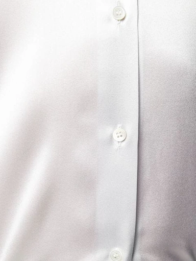 Shop Blanca Slim-fit Shirt In Grey