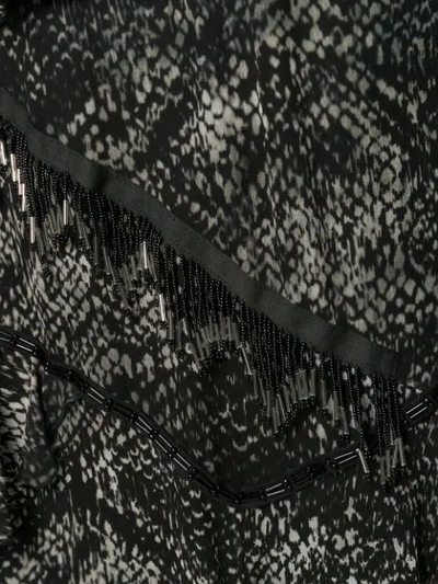 Giacobino Creponne Printed Dress In Black