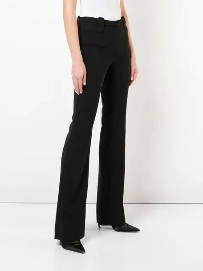 Shop Altuzarra Serge Flared Trousers In Black