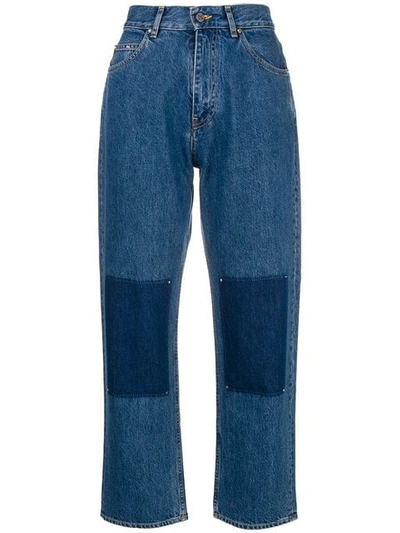 Shop Golden Goose Mid-rise Jeans In Blue