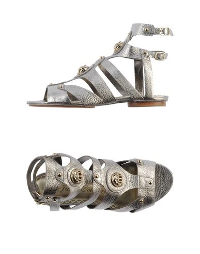 Juicy Couture Sandals In Silver
