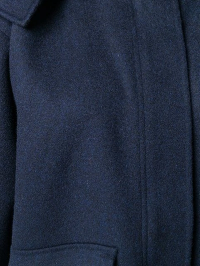 Shop Sofie D'hoore Candia Hooded Coat In Blue