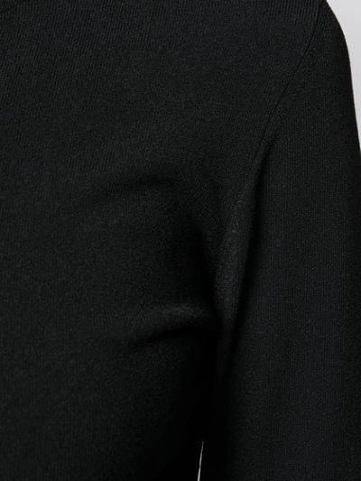 Shop Valentino Trumpet Sleeve Sweater In Black
