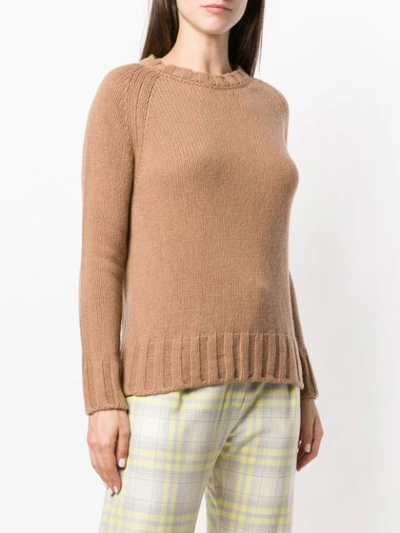 ARAGONA CASHMERE CREW NECK SWEATER - 中性色