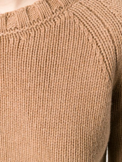 Shop Aragona Cashmere Crew Neck Sweater - Neutrals