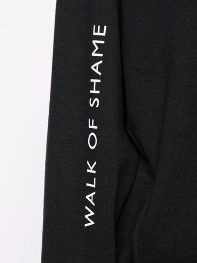 Shop Walk Of Shame Printed Sleeve Sweatshirt In Black