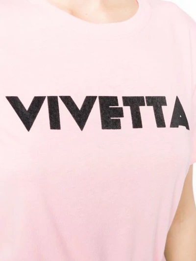 Shop Vivetta Branded T In Pink