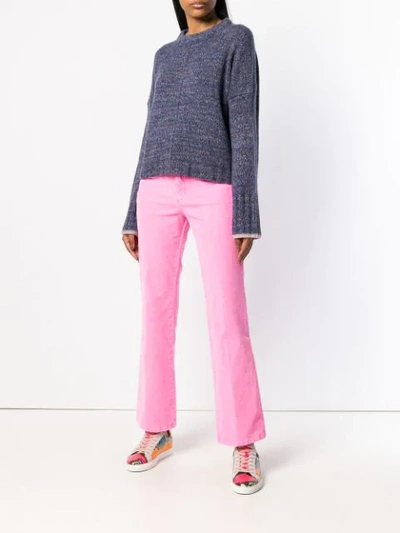 Shop Zadig & Voltaire Zadig&voltaire Corduroy Flared Trousers - Pink