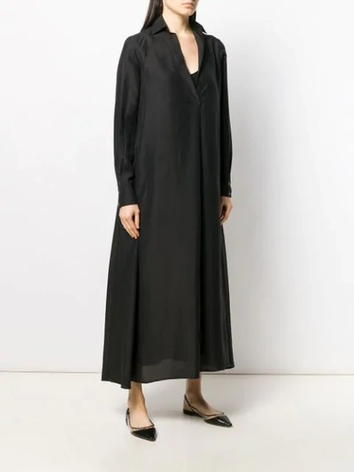 Shop Alysi Tunic Shirt Dress - Black