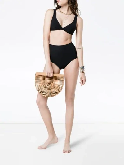 Shop Araks Rosemund High-rise Bikini Set In Black