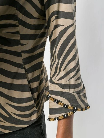 Shop Bazar Deluxe Zebra Jacket - Neutrals