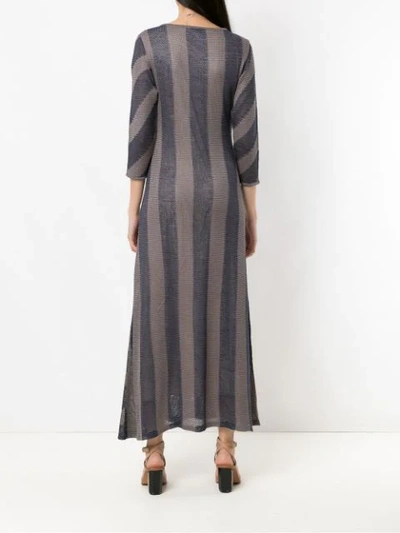 Shop Alcaçuz Gregory Knitted Dress In Blue