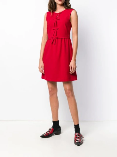 Shop Red Valentino Bow Detail Dress