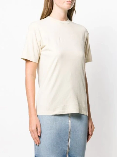 Shop Off-white Tone-on-tone Logo Print T-shirt In Neutrals