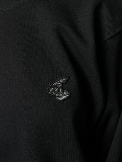 Shop Vivienne Westwood Anglomania Logo Patch Sweatshirt In Black