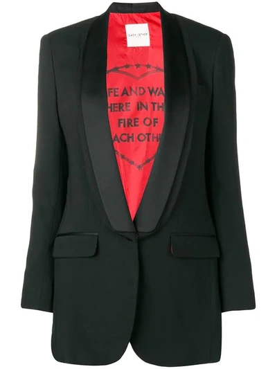 Shop Each X Other Shawl Collar Blazer In Black