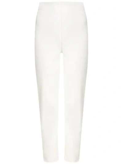 Shop Gloria Coelho Asymmetrical Trousers In White