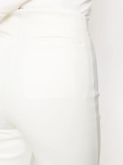 Shop Gloria Coelho Asymmetrical Trousers In White