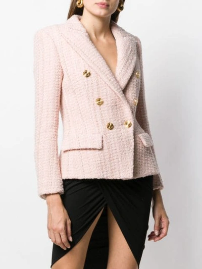 ALEXANDRE VAUTHIER CLASSIC FITTED BLAZER - 粉色