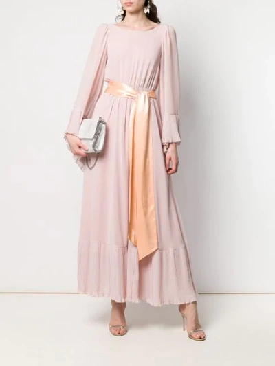 ANIYE BY LONG BELTED DRESS - 粉色