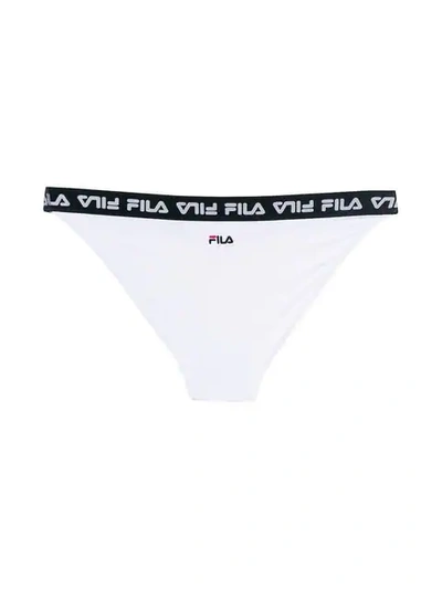 Shop Fila Logo Bikini - White