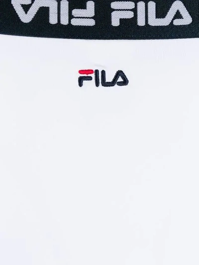 Shop Fila Logo Bikini - White