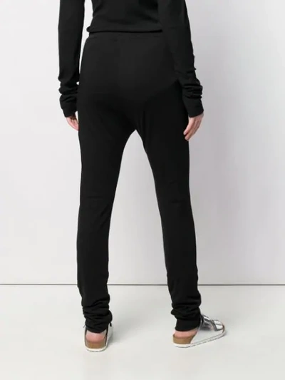 Shop Rick Owens Drkshdw Drop Crotch Trousers In Black
