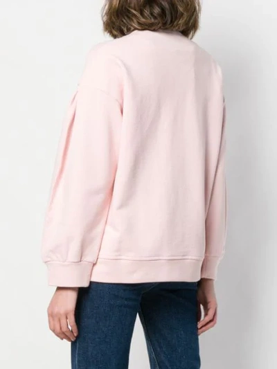 Shop Alessandra Chamonix Fringe Trimmed Bomber Jacket In Pink