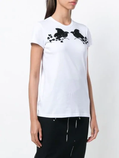 Shop N°21 T-shirt Mit Verzierungen In White