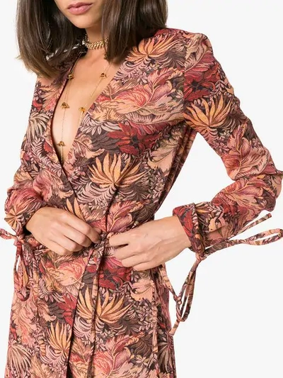 jacquard maxi robe dress