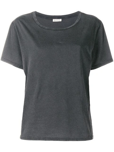 Shop Masscob Lille Distressed T-shirt In Grey