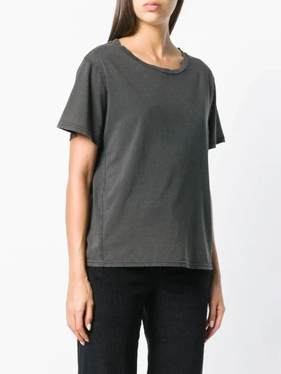 Shop Masscob Lille Distressed T-shirt In Grey
