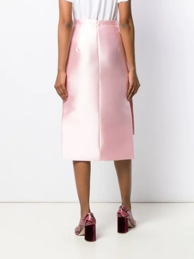 Shop N°21 High Shine Skirt In Pink