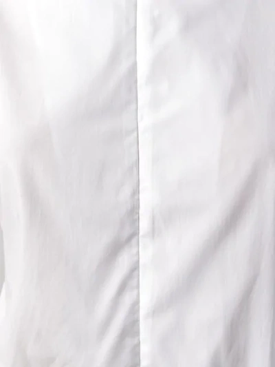 Shop Aalto Oversized Zipped Shirt In White