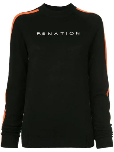 Shop P.e Nation Speedski Sweater In Black