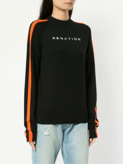 Shop P.e Nation Speedski Sweater In Black