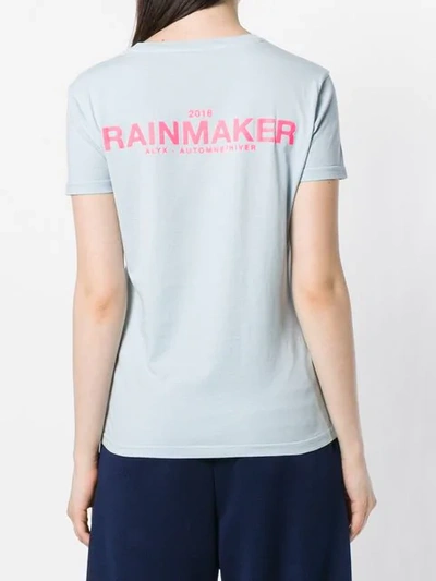Shop Alyx Rainmaker Print Keychain T-shirt In Blue