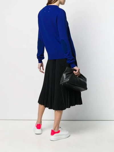 Shop Maison Margiela Relaxed Fit Jumper In Blue