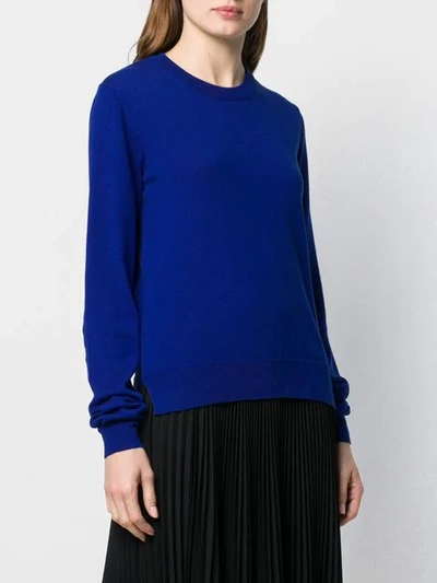Shop Maison Margiela Relaxed Fit Jumper In Blue