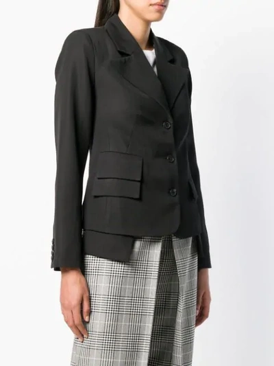 Shop Aalto Peaked Lapel Tailored Jacket - Black