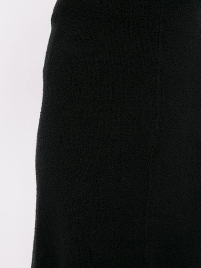 Shop Bassike Tubular Midi Skirt In Black