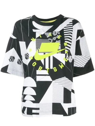 Shop Nike Sportswear Short Sleeve T-shirt - Black