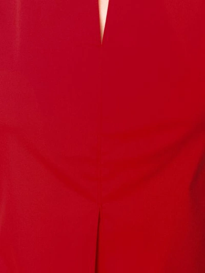 ANTONELLI SLEEVELESS SHIFT DRESS - 红色