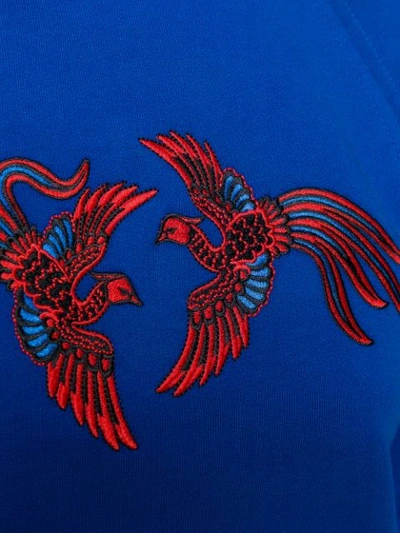 Shop Kenzo Flying Phoenix Sweatshirt In Blue